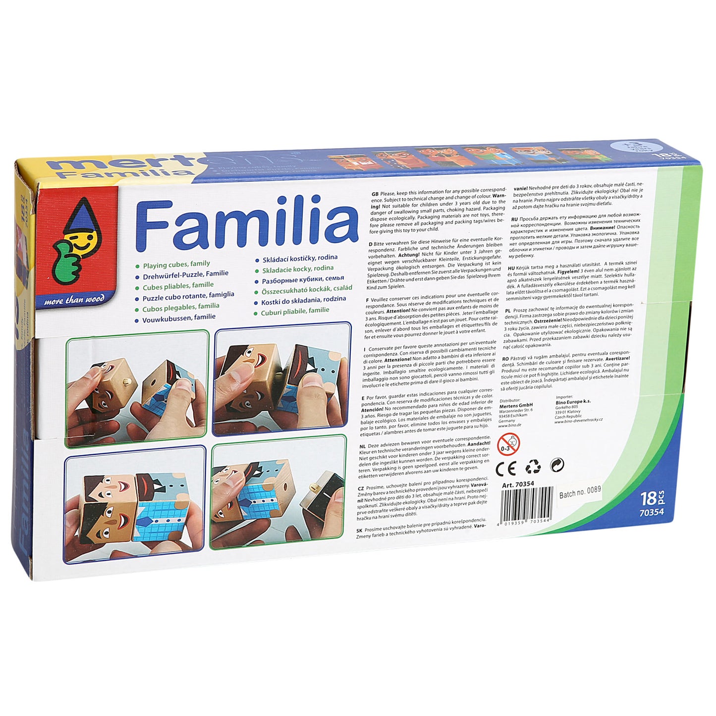 Drehwürfel-Puzzle, Familie