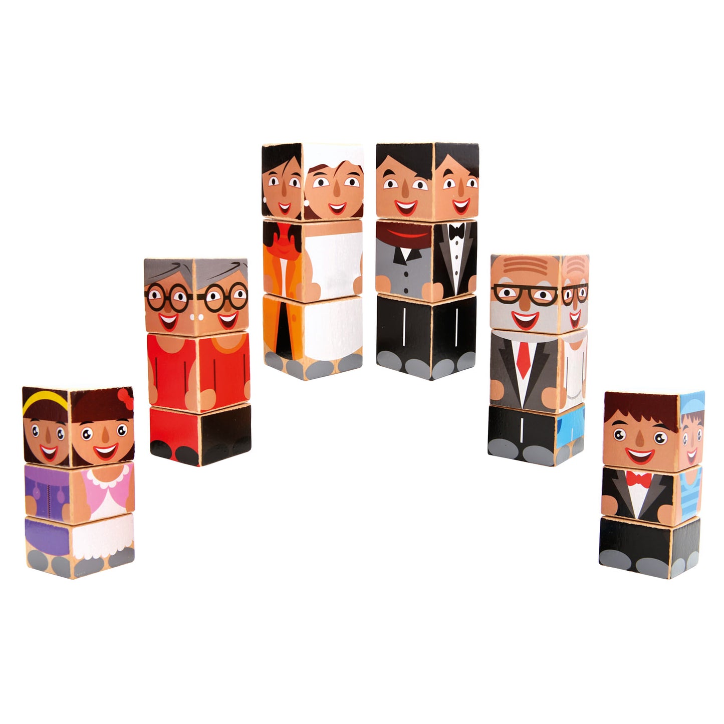 Drehwürfel-Puzzle, Familie
