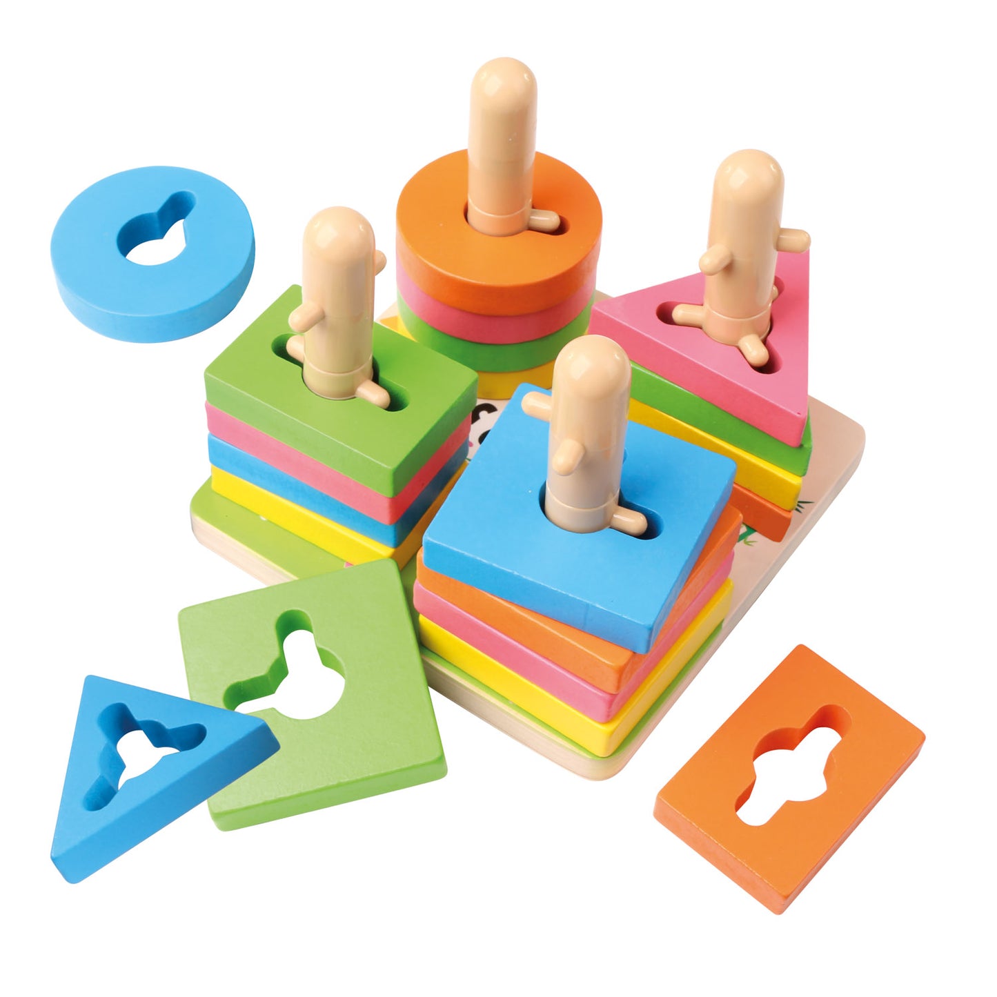 Wooden Shapes Motor Skills Game