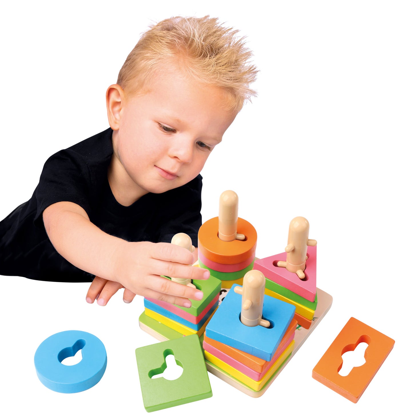 Wooden Shapes Motor Skills Game