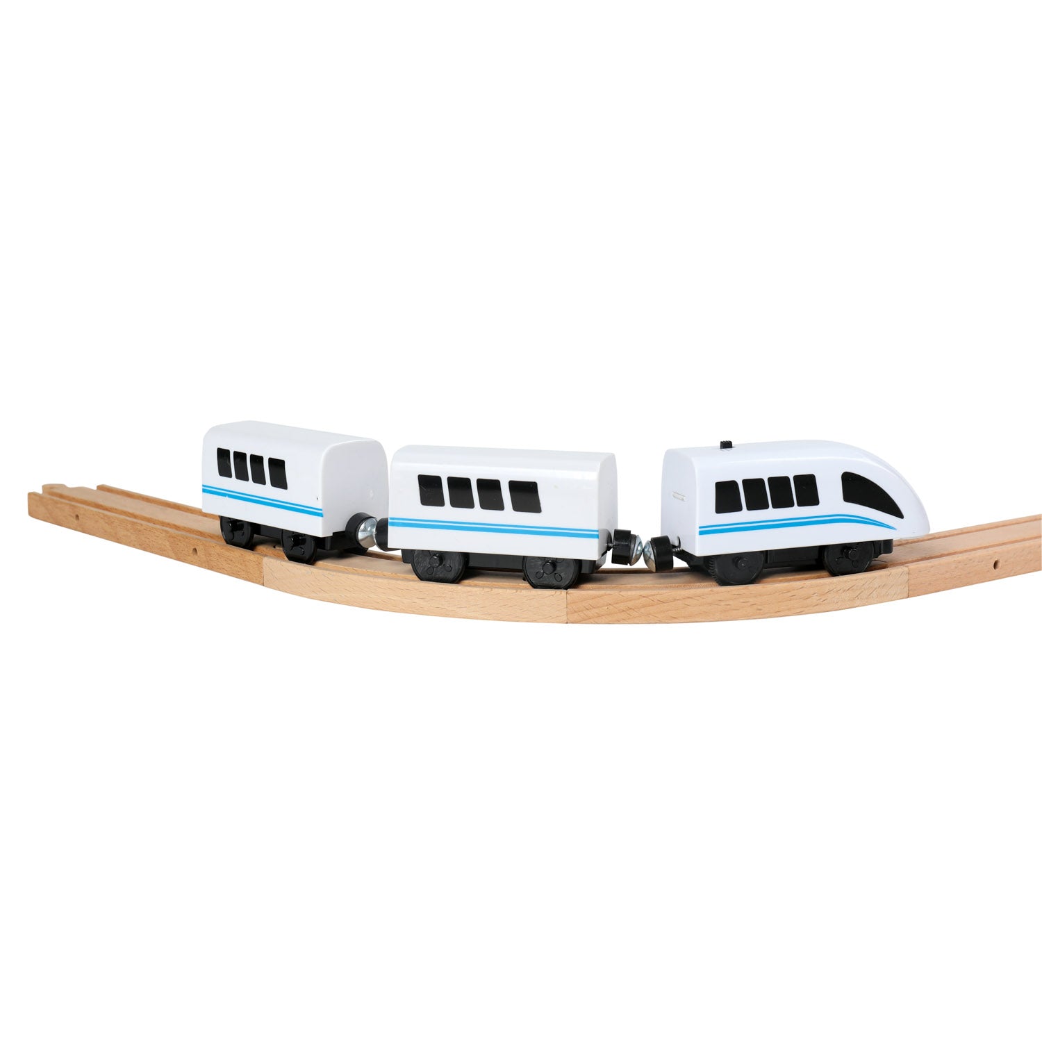 Wooden high best sale speed train