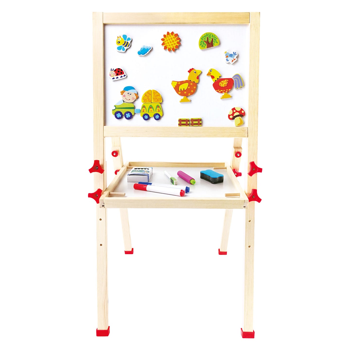 Magnetic double-sided board