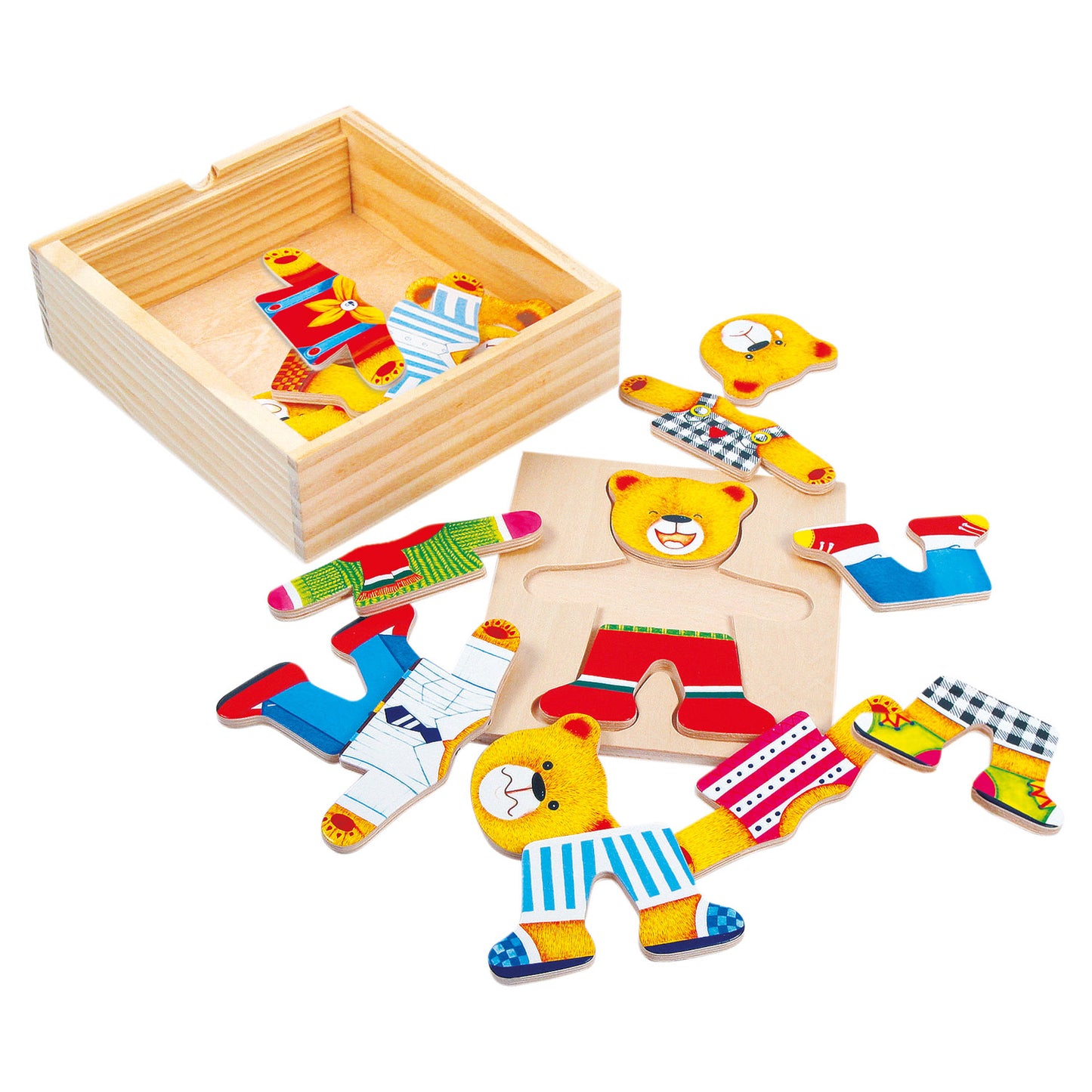 Puzzle 'Willi' put on clothing