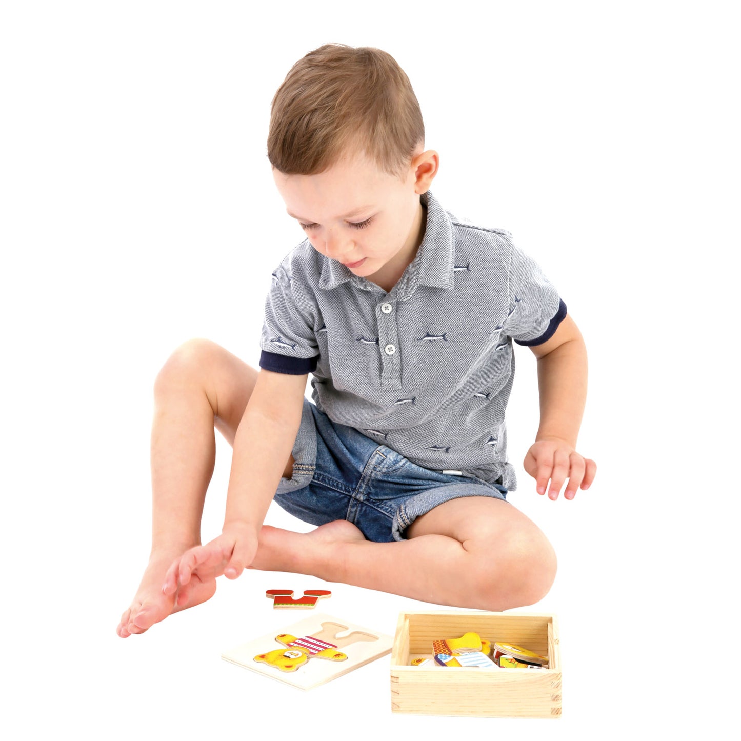 Puzzle 'Willi' put on clothing