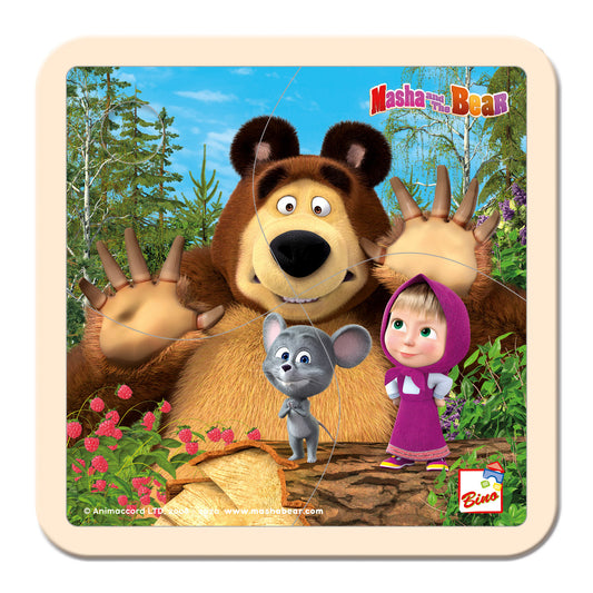 Masha and The Bear, Puzzle 4 pieces