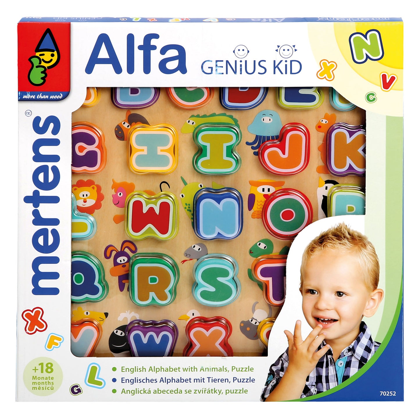 Englisches Alphabet mit Tieren