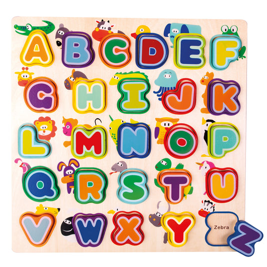 Englisches Alphabet mit Tieren