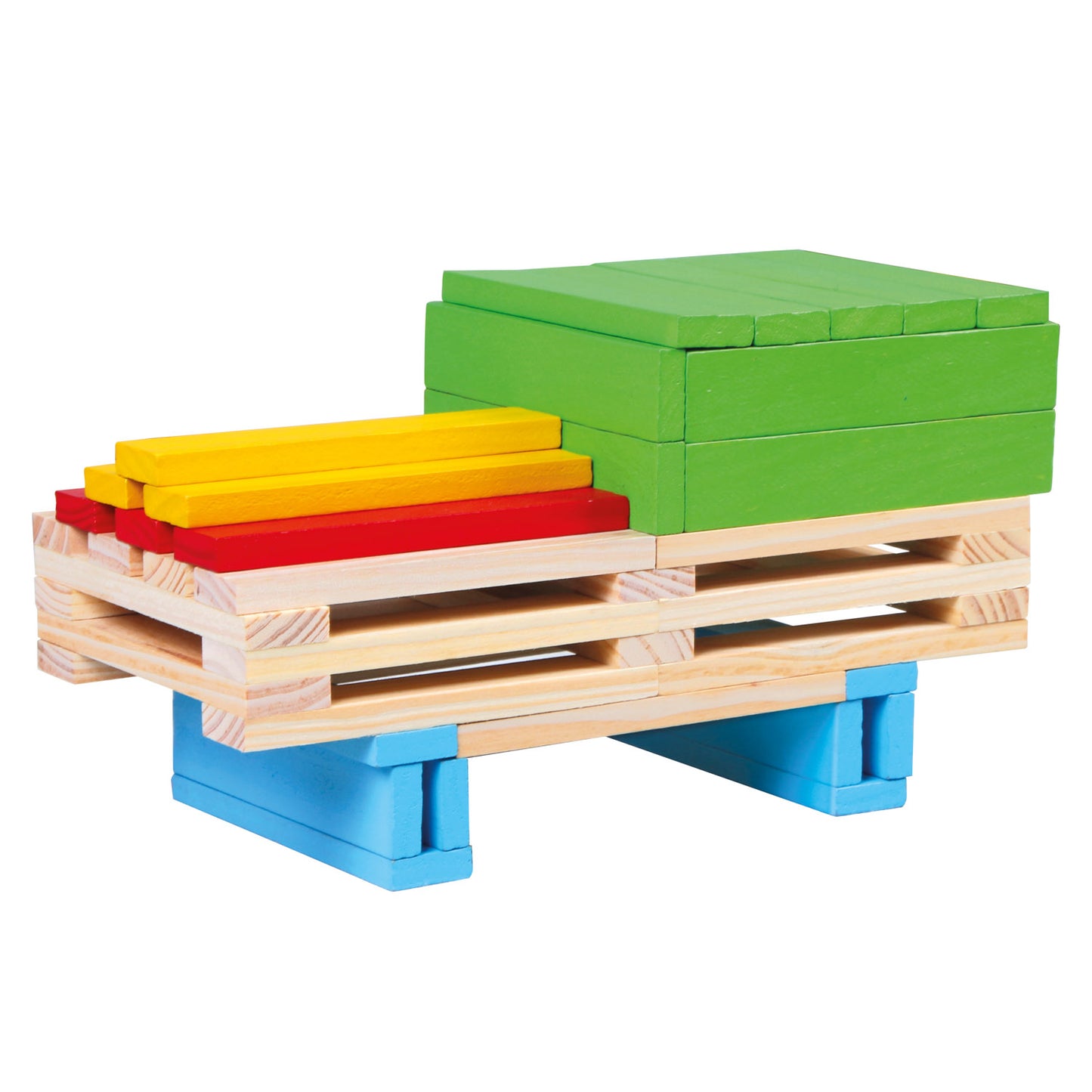 Wooden construction set, city