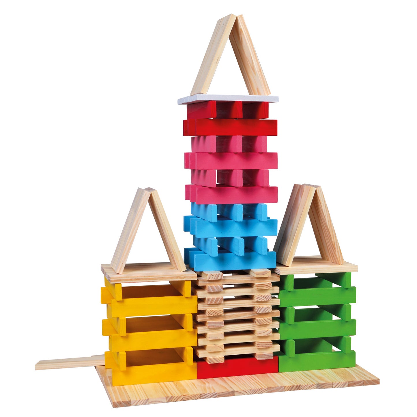 Wooden construction set, city