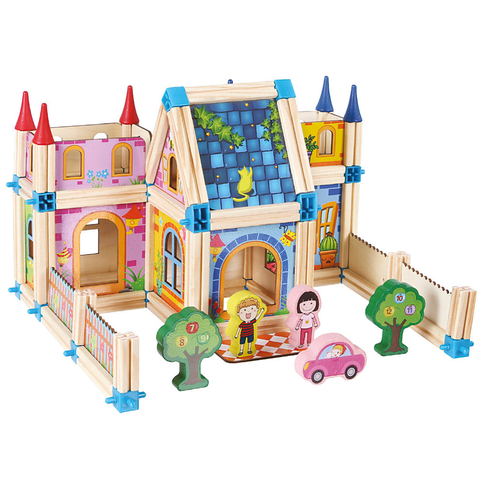 Wooden construction set