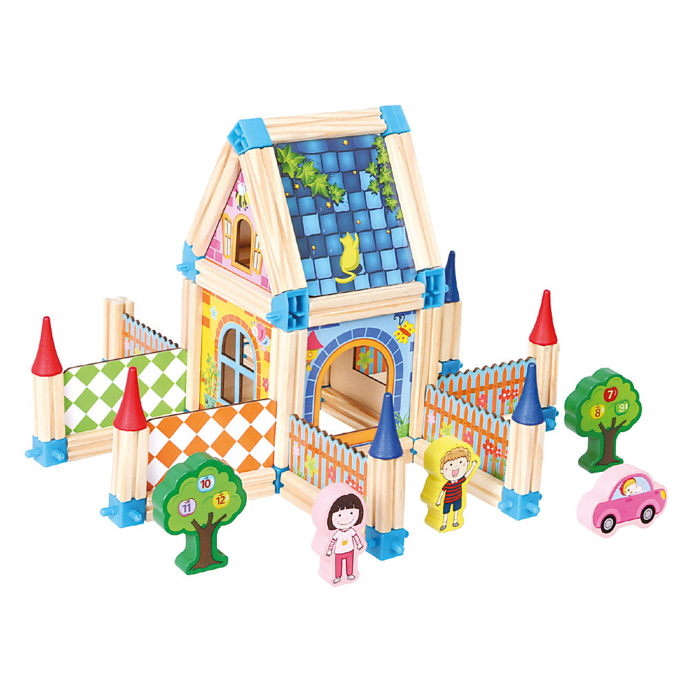 Wooden construction set