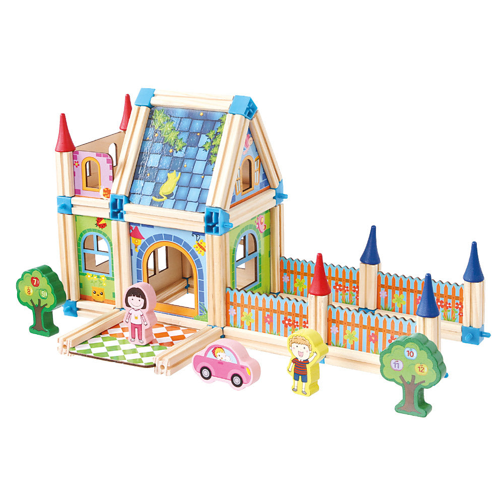 Wooden construction set