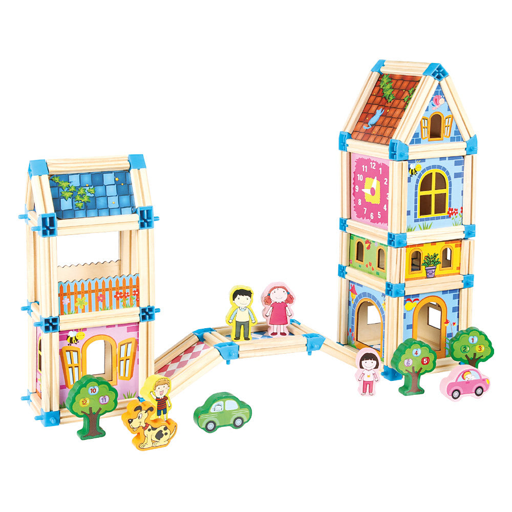 Wooden construction set