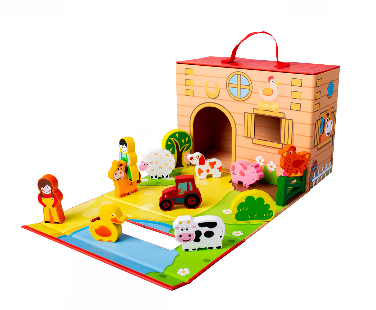 Farm Animals in travel Case