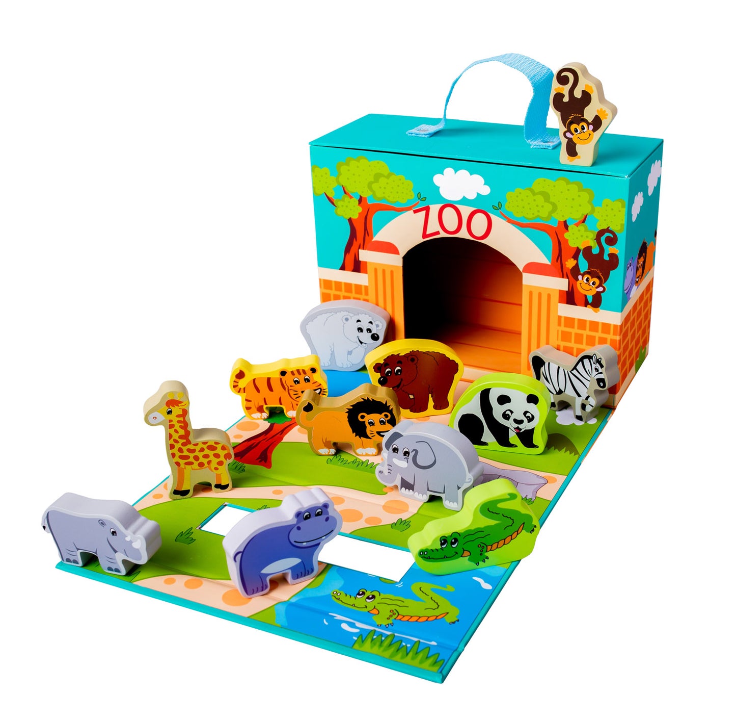 ZOO Animals in travel Case