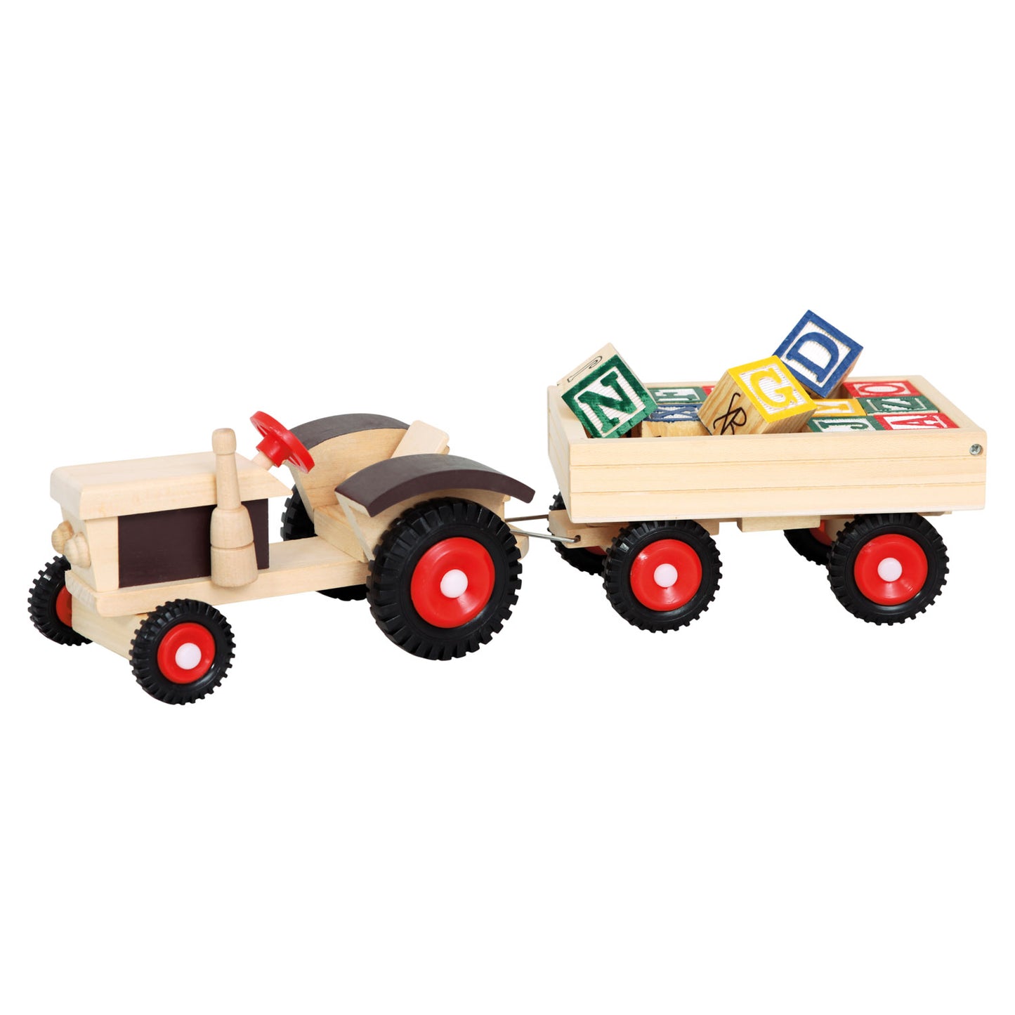 Tractor + ABC trailer 17 pcs