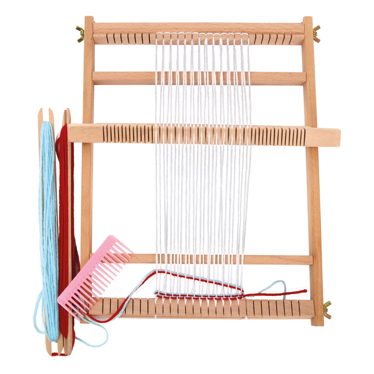 Weaving Loom with Wool