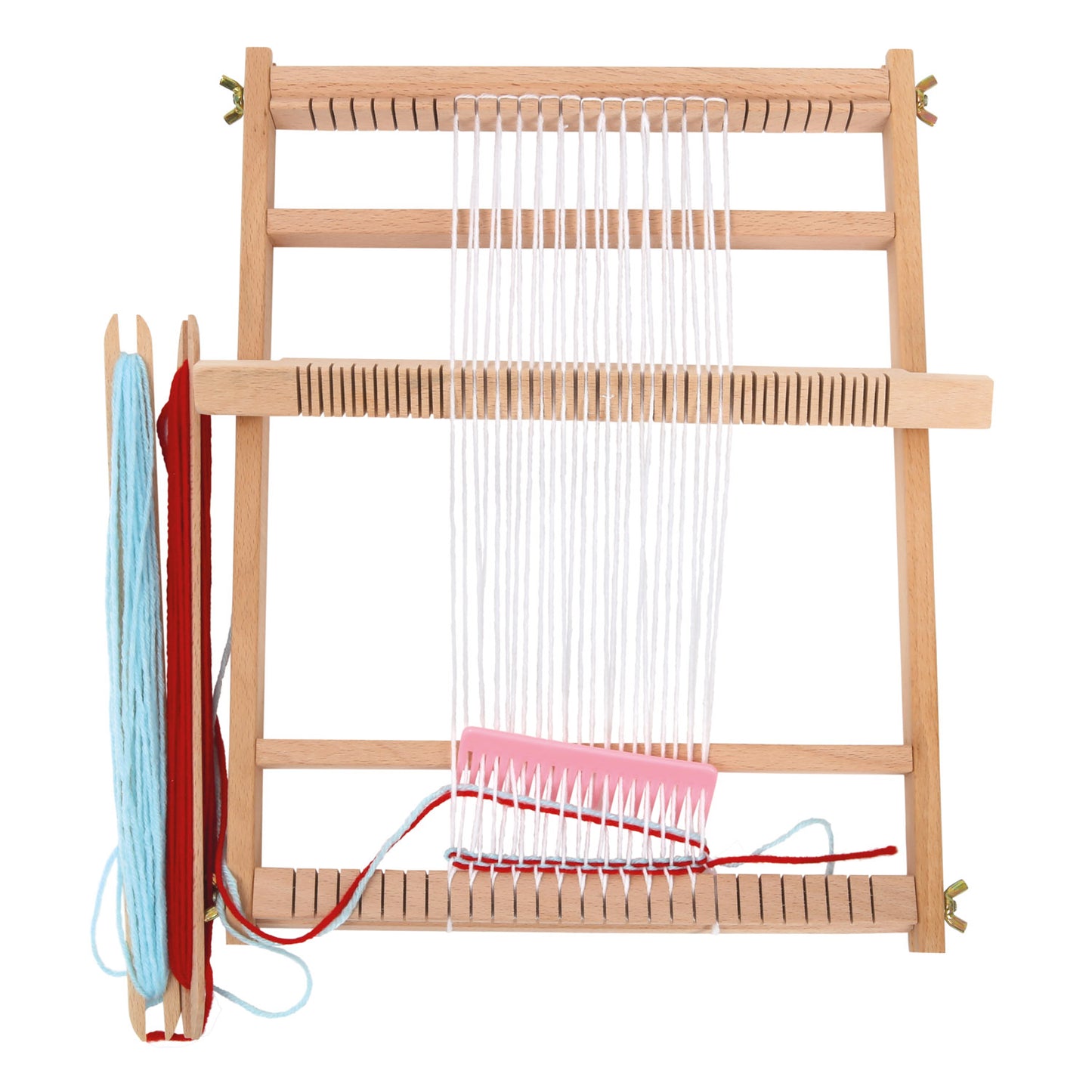 Weaving Loom with Wool