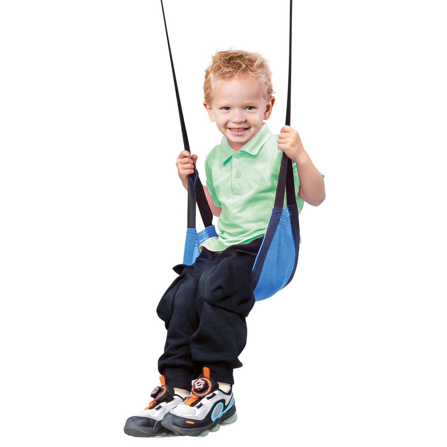 Hanging children's swing