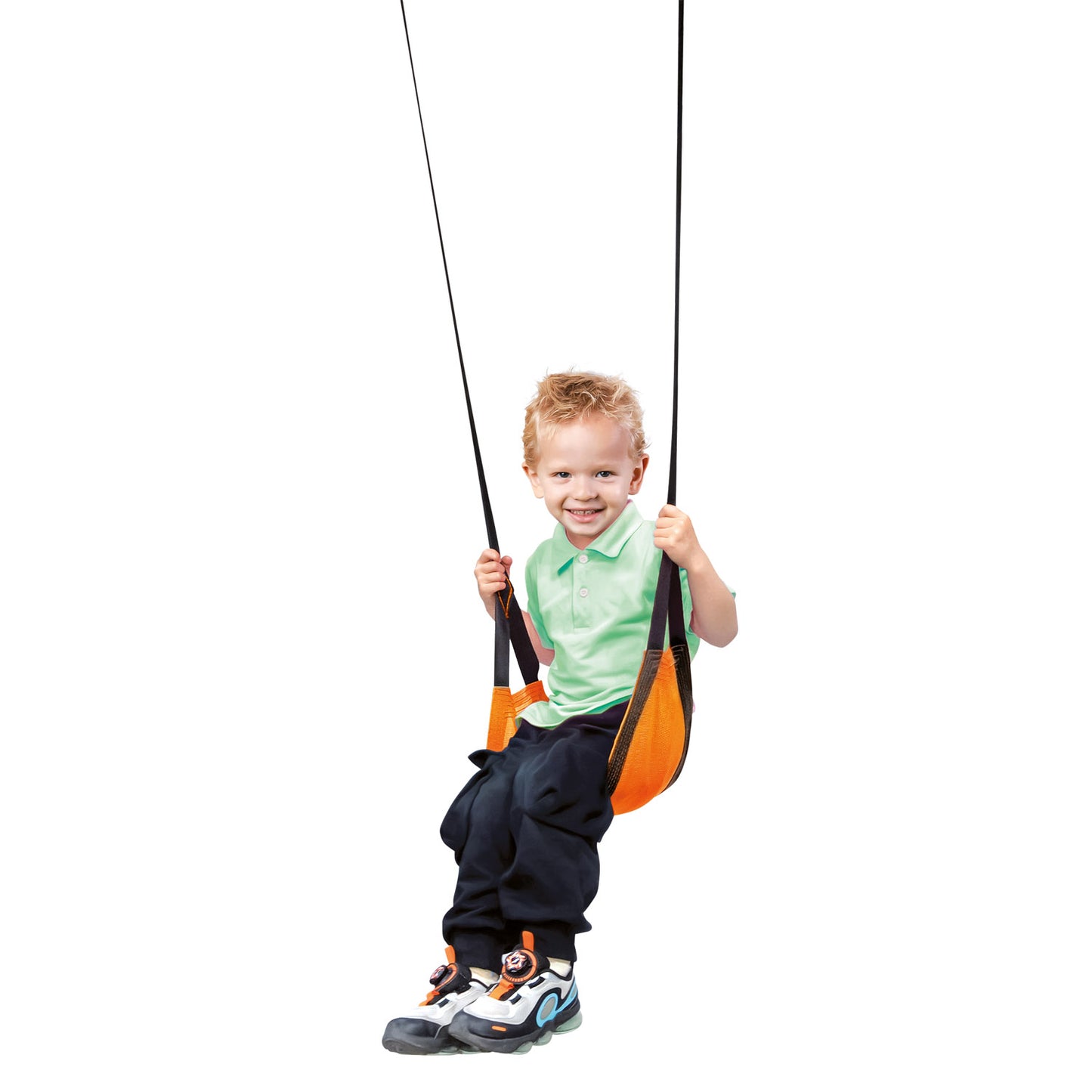 Hanging children's swing