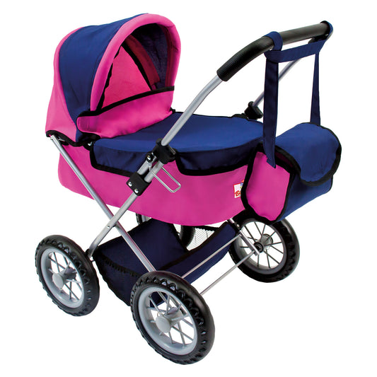 Puppen-Buggy mit Tasche, Rot