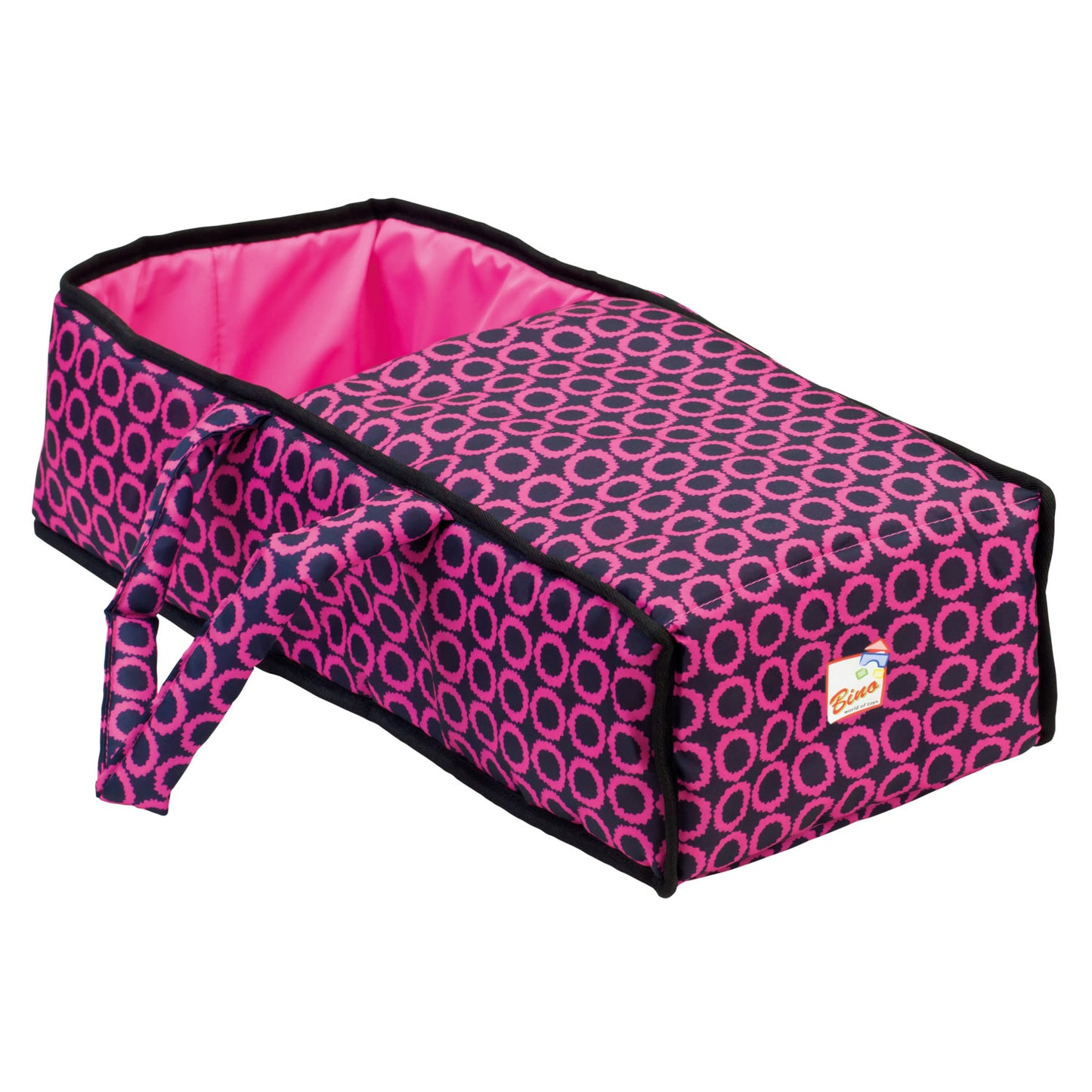 Doll Pram large (pink / black)