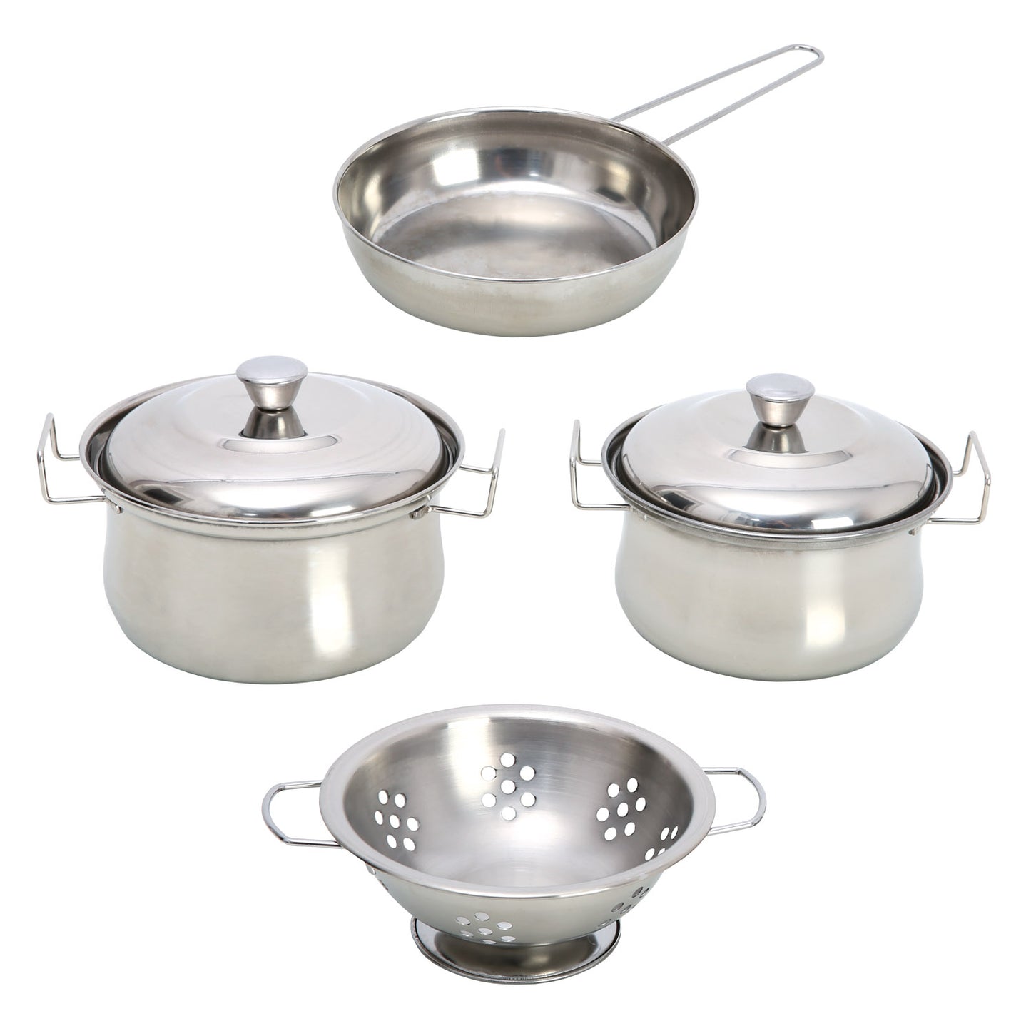 Stainless steel cooking set, 8