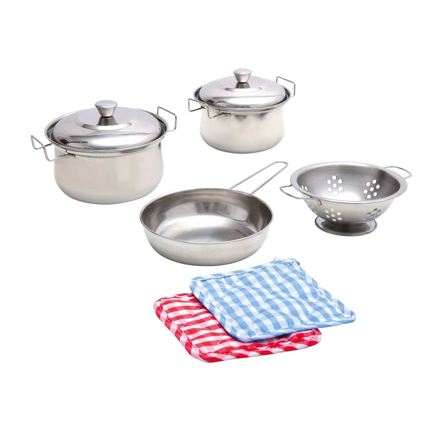 Stainless steel cooking set, 8