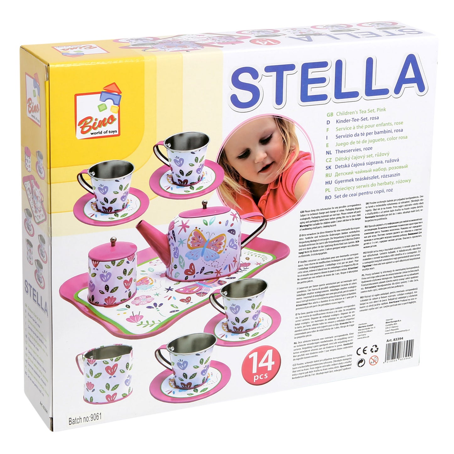 Children Tea Set,  Pink