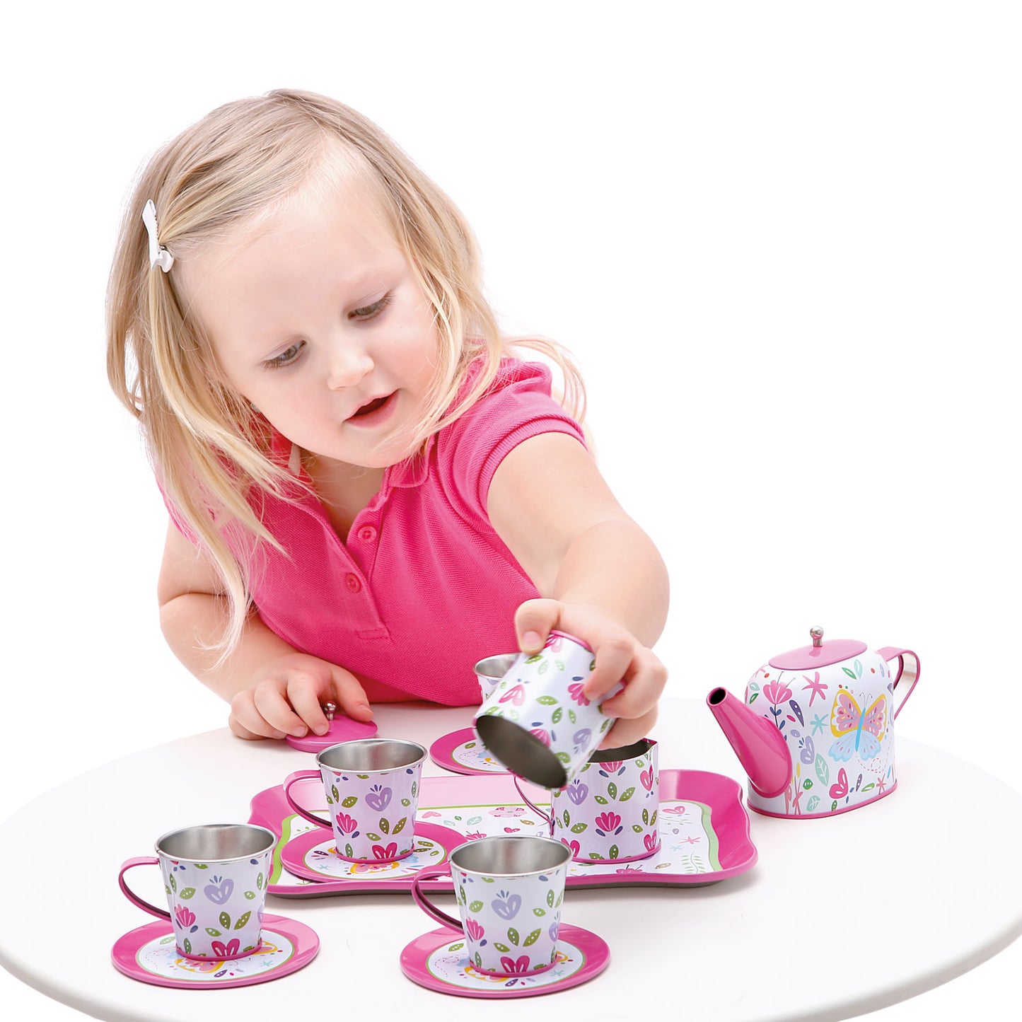 Children Tea Set,  Pink