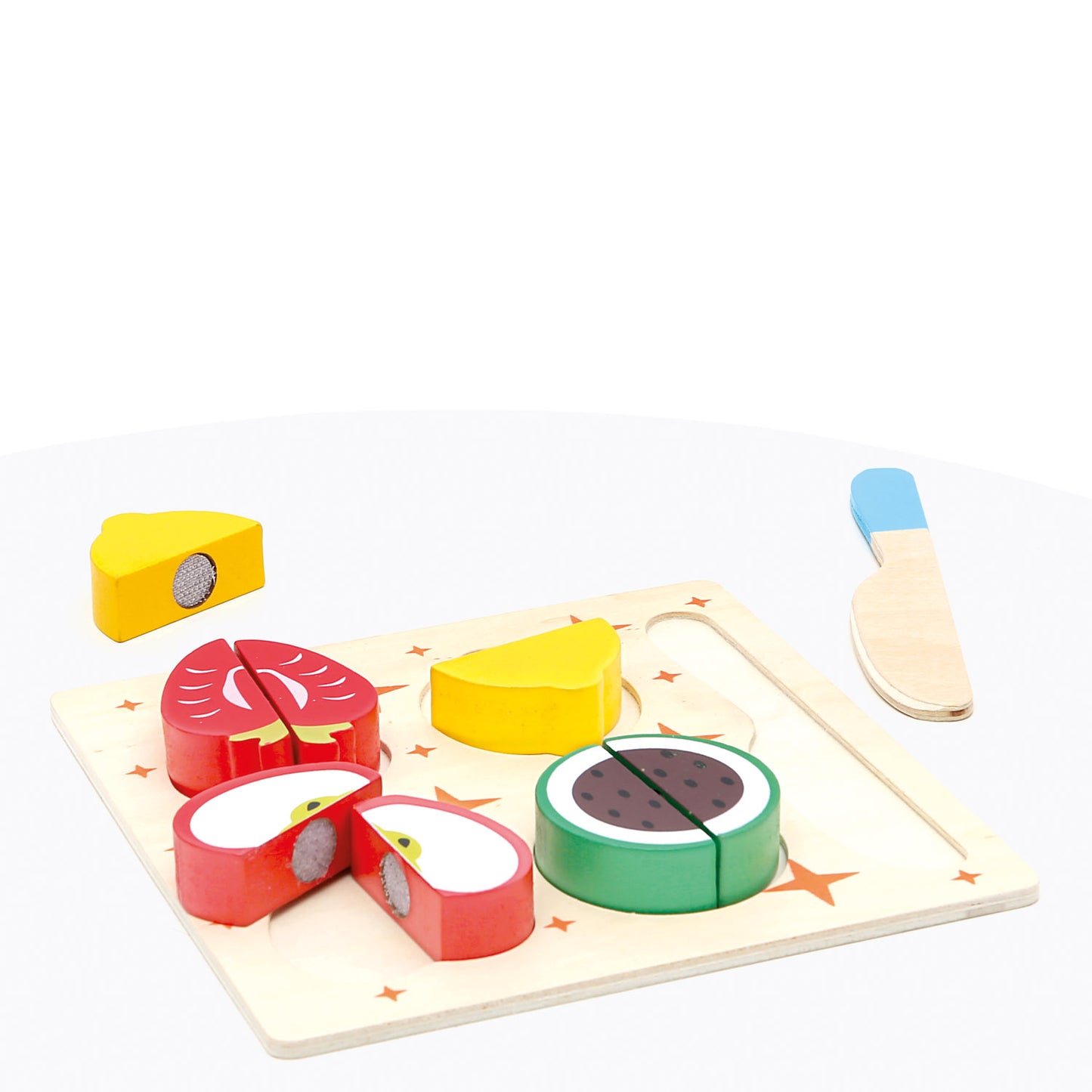 3D Wooden Puzzle, Fruit with Cutting Board