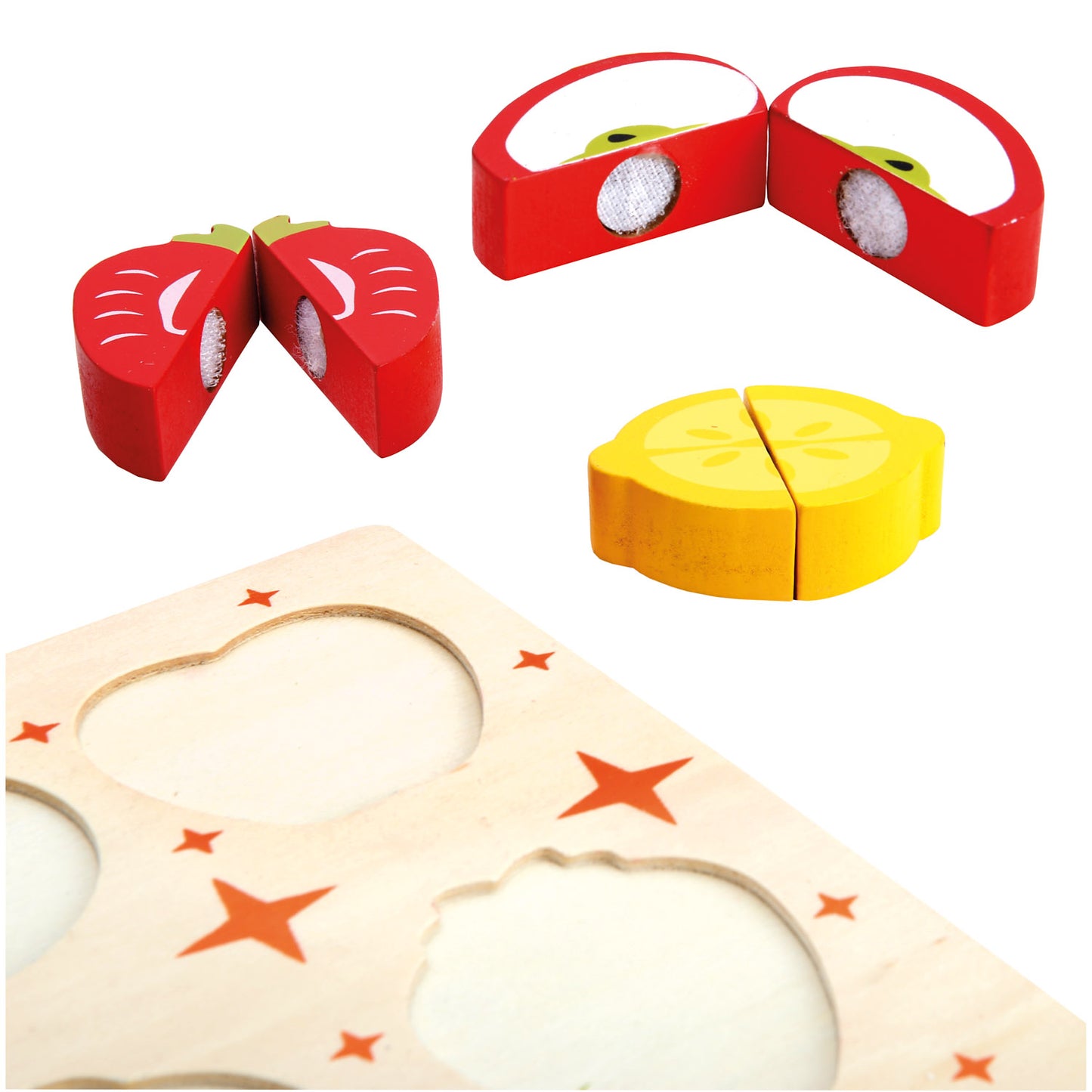 3D Wooden Puzzle, Fruit with Cutting Board