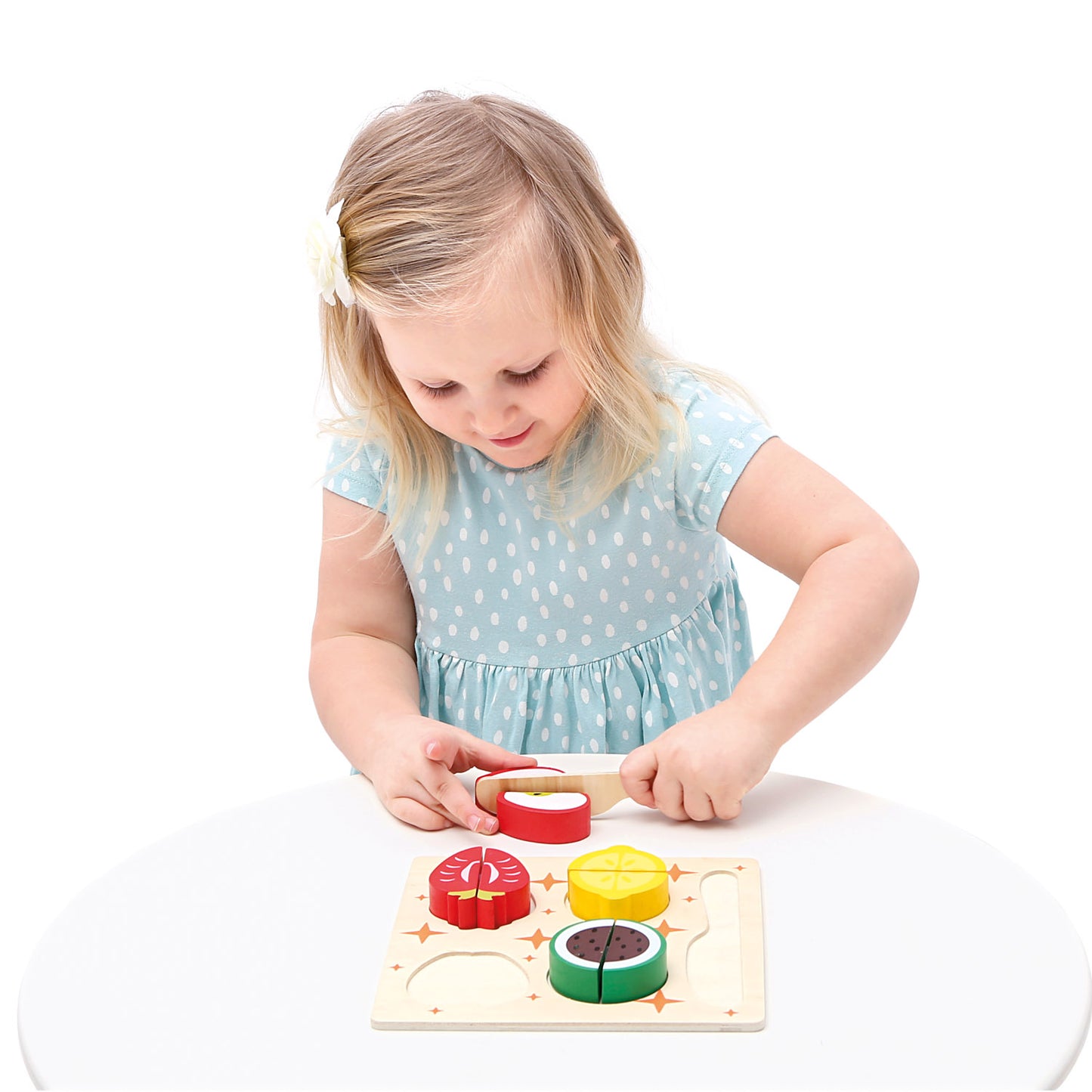 3D Wooden Puzzle, Fruit with Cutting Board