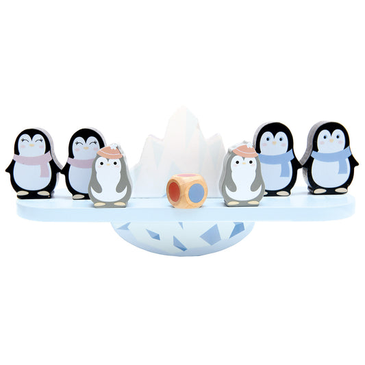 Wooden Balance Game, Pinguins