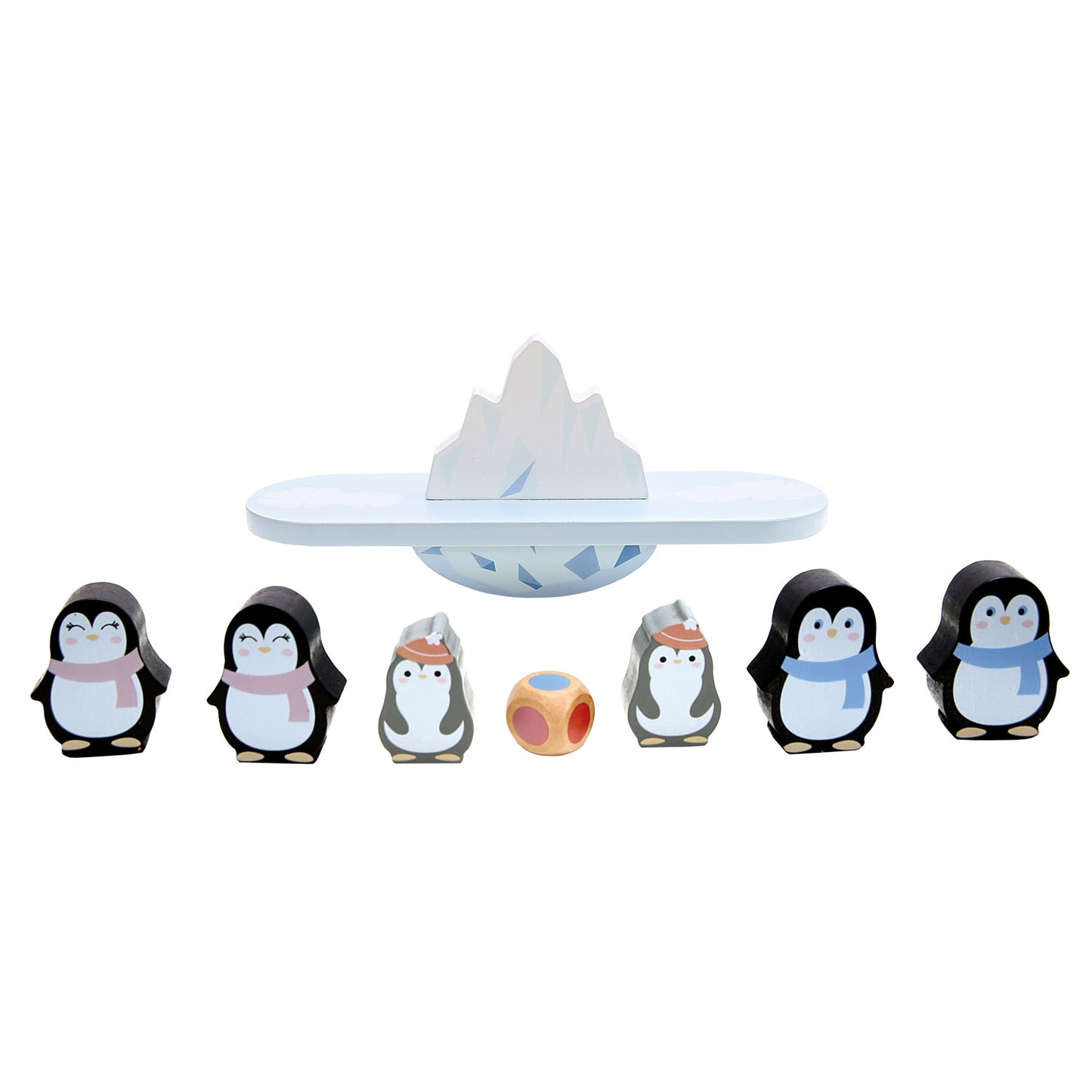 Wooden Balance Game, Pinguins