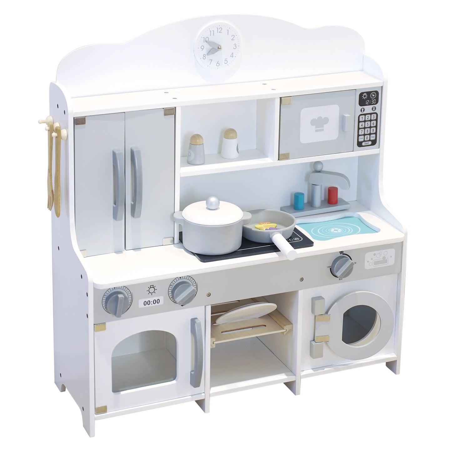 Children's Kitchen with Washing Machine and Accessories