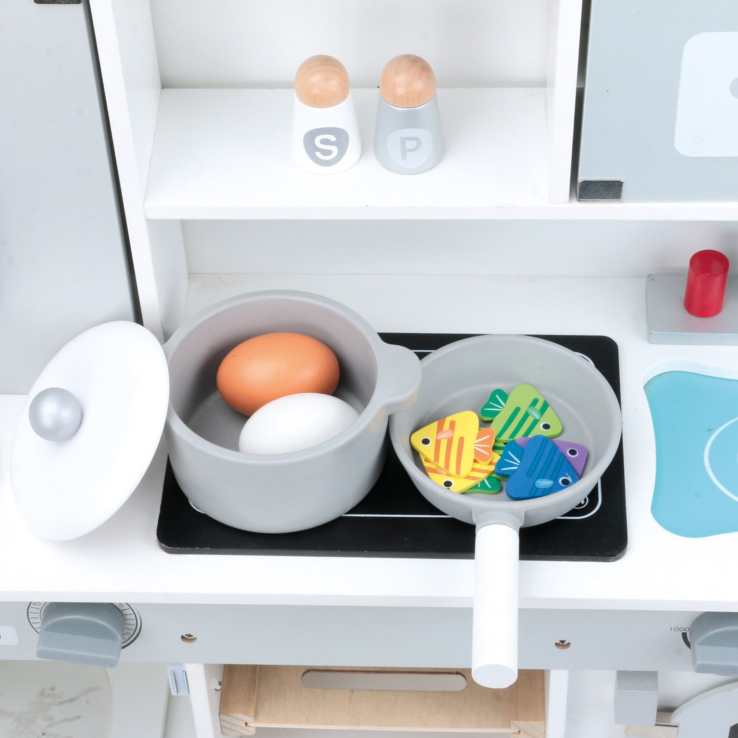 Children's Kitchen with Washing Machine and Accessories