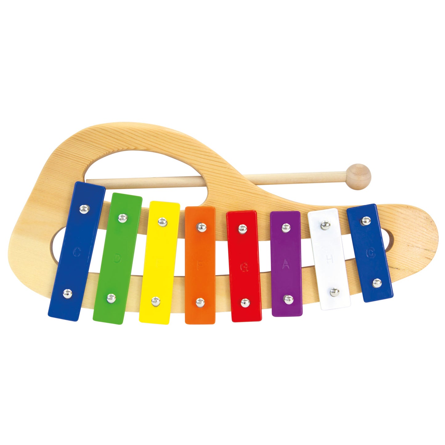 Xylophone metallic curved