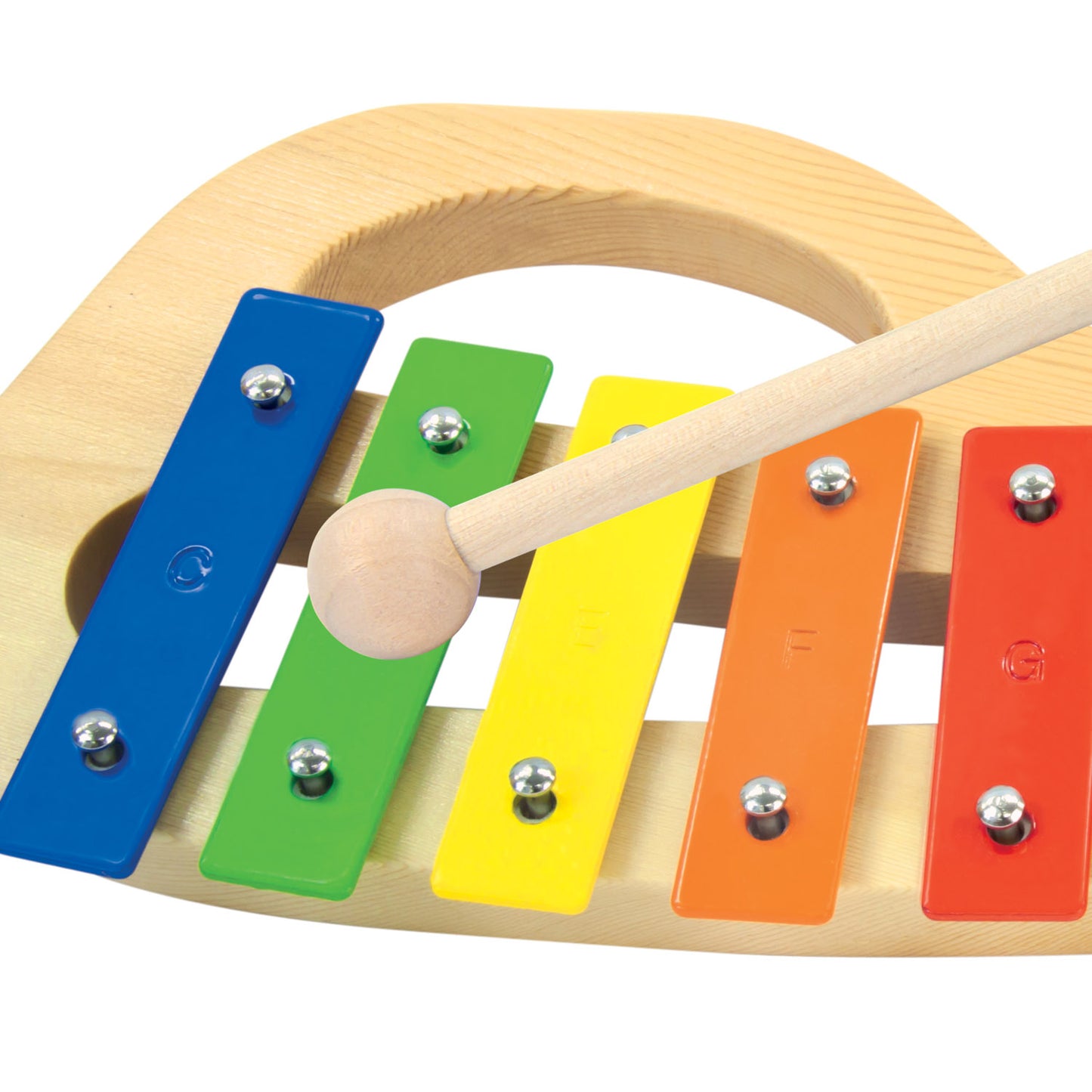 Xylophone metallic curved