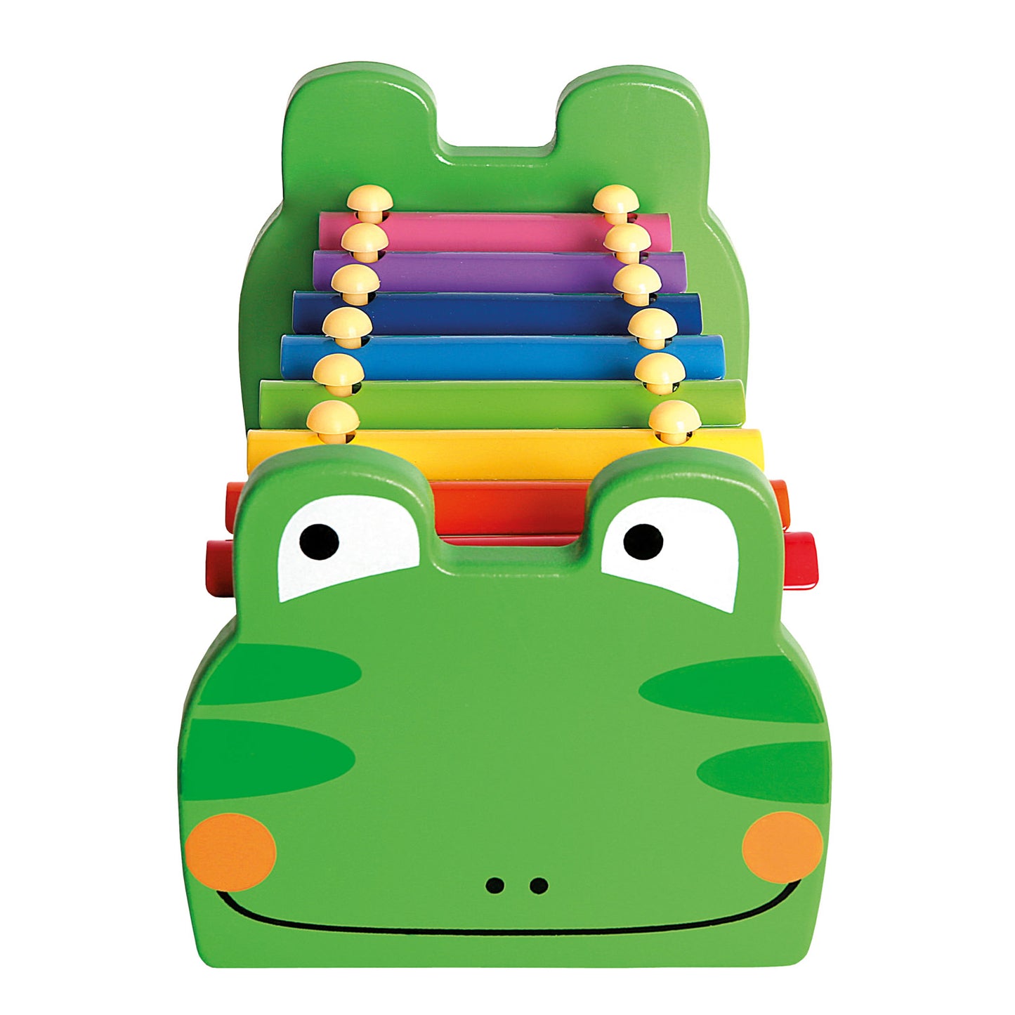 Xylophone Frog, wood/metal