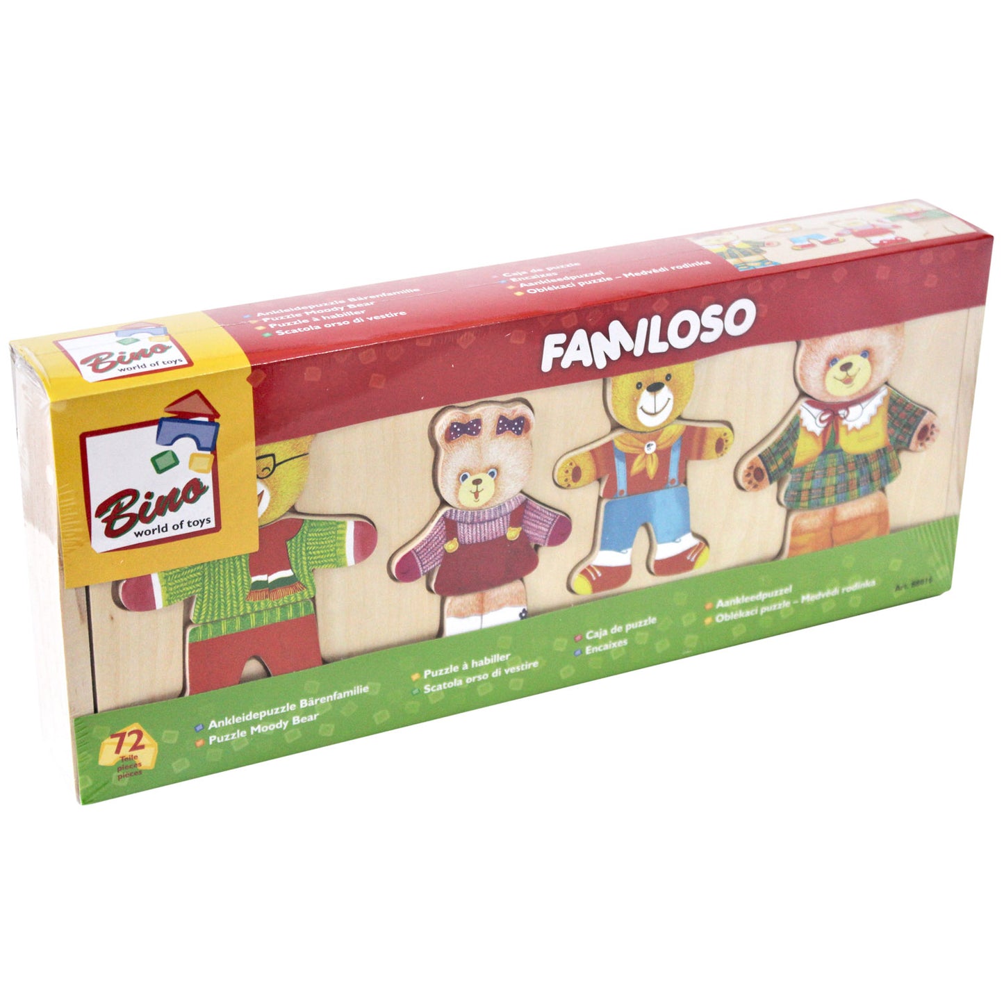 Ankleidepuzzle Bärenfamilie