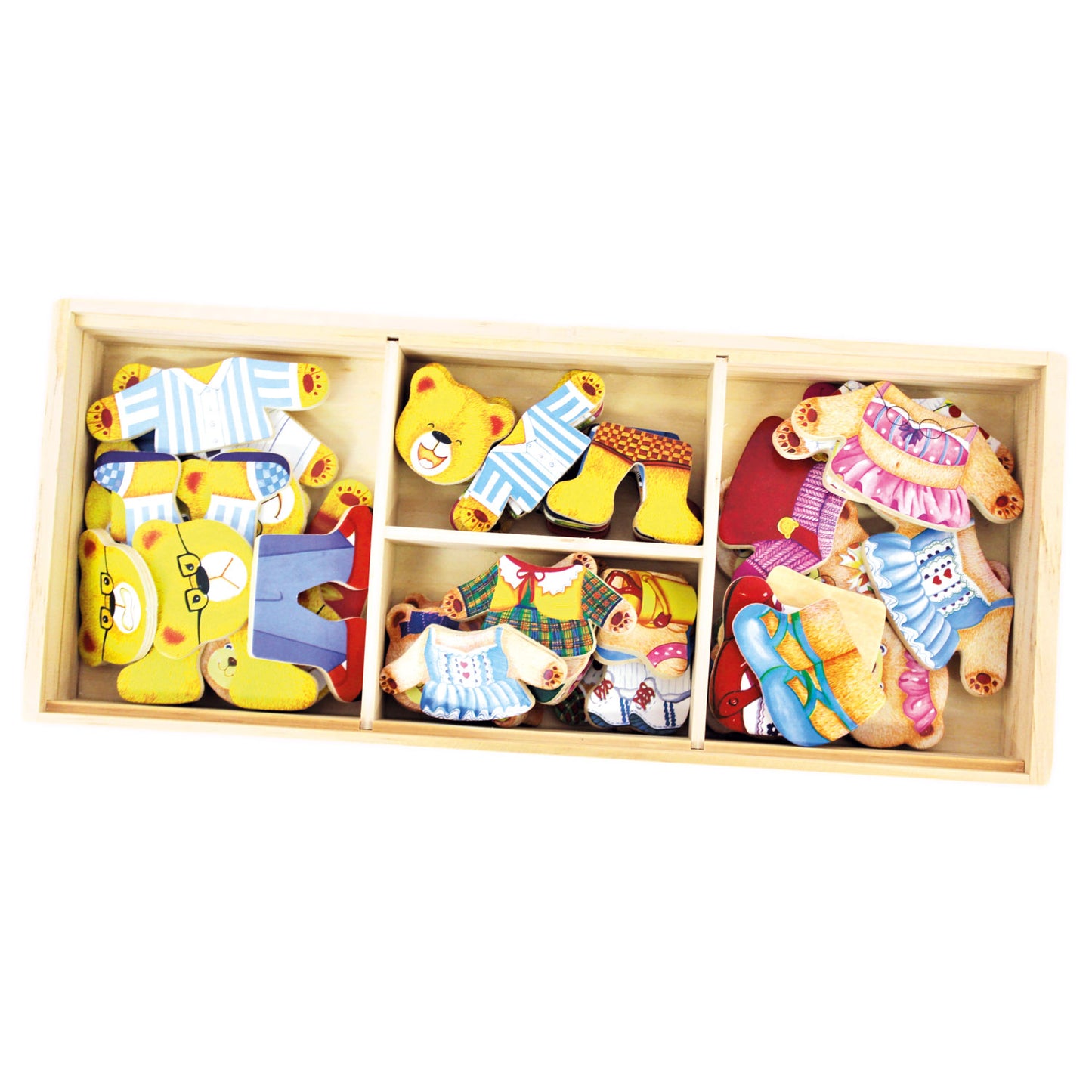 Ankleidepuzzle Bärenfamilie