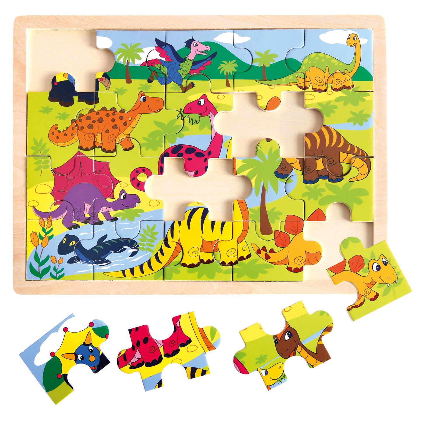 Puzzle, Dinosauři