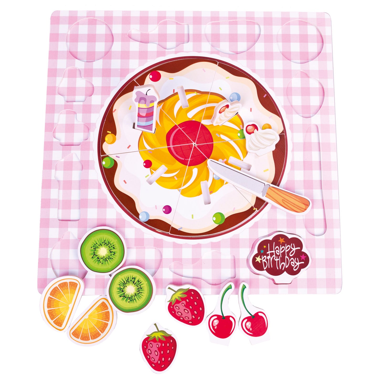 Puzzle - fruit cake