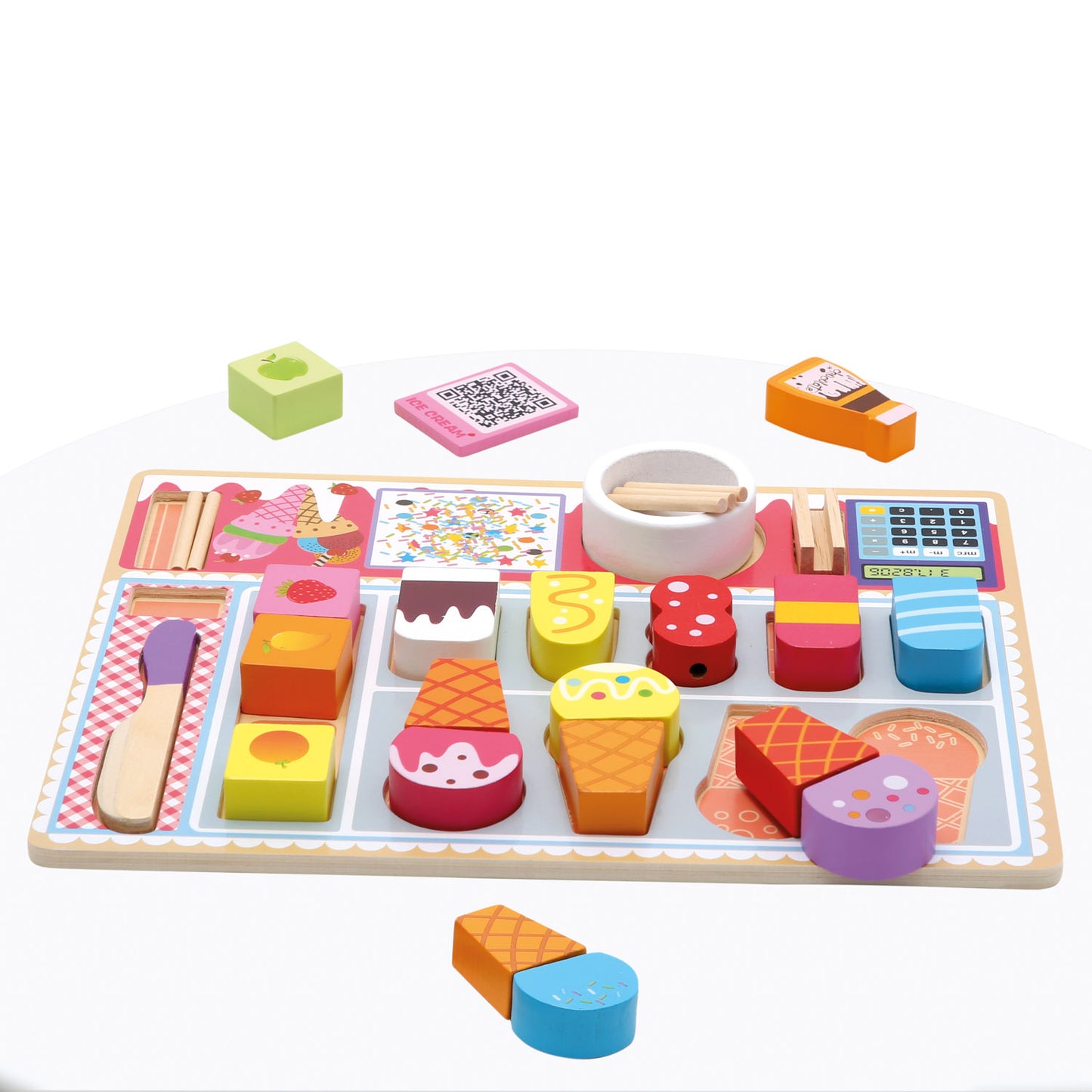 3D  Wooden Puzzle, Eis Cream Parlor